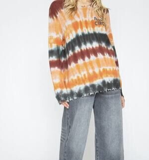 Sandrine Rose x Free People Dip Dyed Paradise Circus Cashmere/Wool Sweater Sz Lg